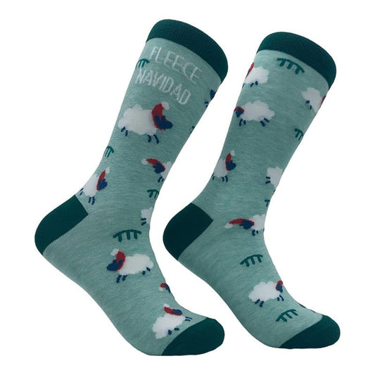 Fleece Navidad Socks Funny Cute Xmas Sheep Novelty Footwear Funny Socks T-Shirts, Hoodie, Sweatshirt