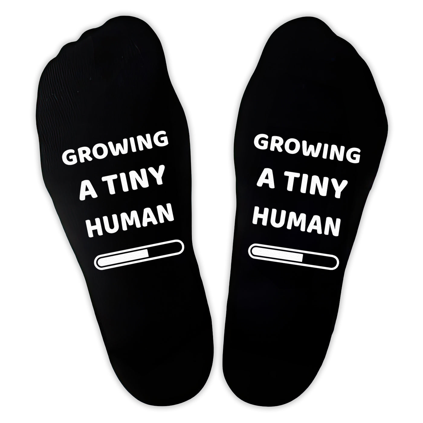 Growing A Tiny Human - Printed Funny Socks