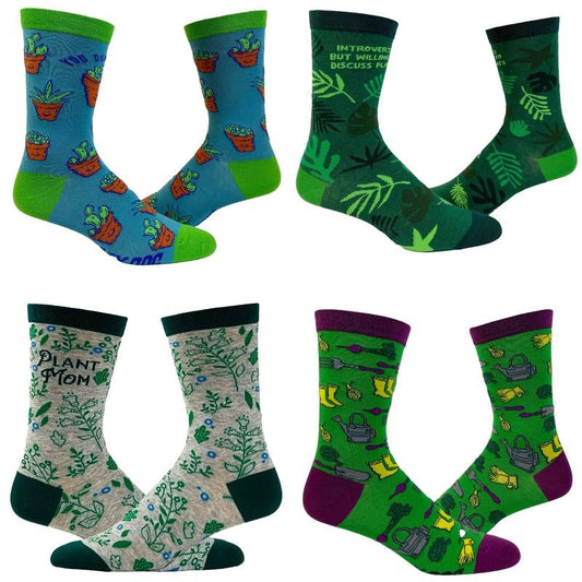 Cute Plants Socks Bundle 4 Pack Socks Funny Graphics Funny Socks Comfortable Fitted Spandex Cotton T-Shirts, Hoodie, Sweatshirt
