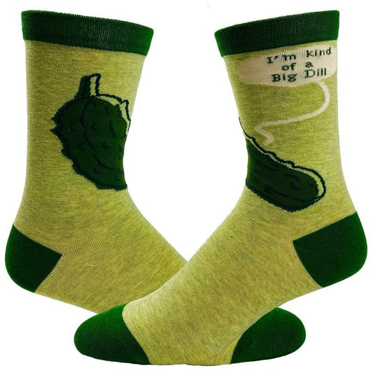 I'M Kind Big Dill Socks Funny Pickle Novelty Footwear Funny Socks Comfortable Fitted Spandex Cotton T-Shirts, Hoodie, Sweatshirt